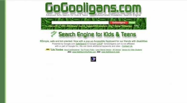 Webpage of GoGooligans