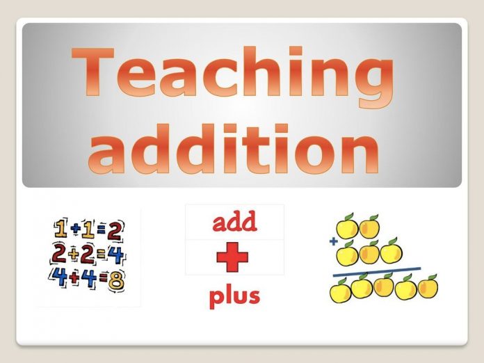 Teach addition and number written