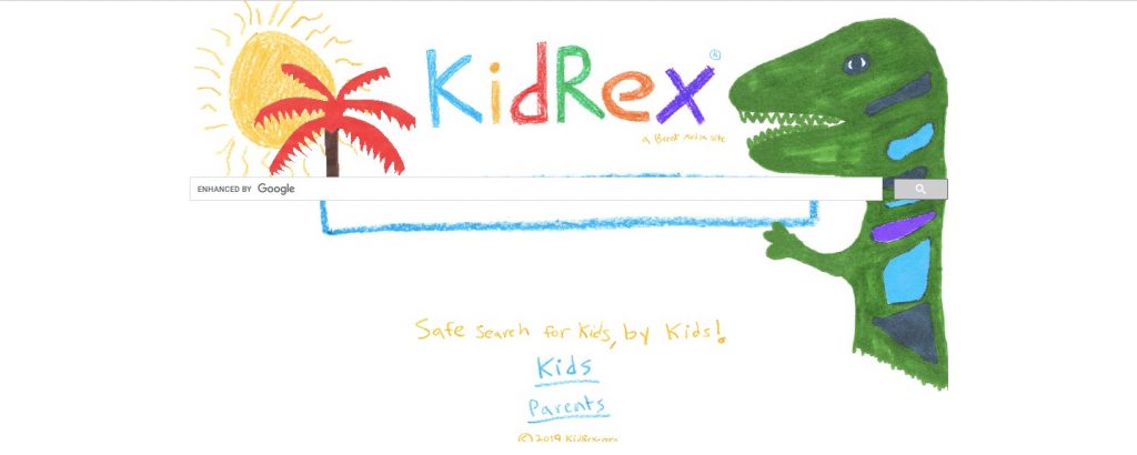 Webpage of KidRex