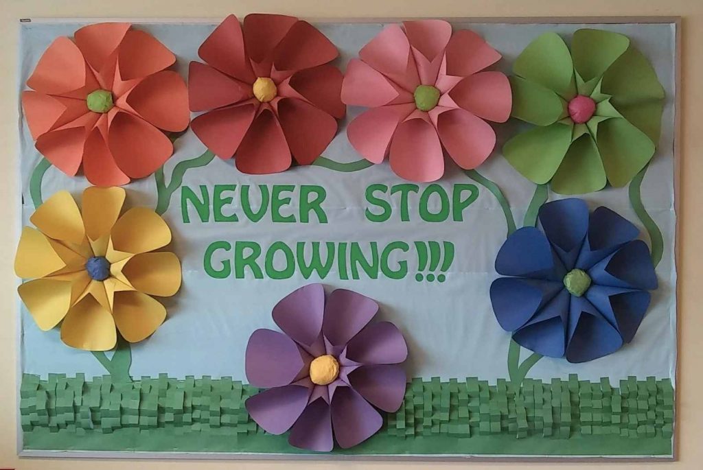 Never stop growing with colorful flowers on board