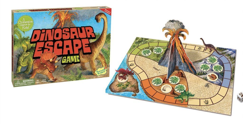 Game cover of Peaceable Kingdom Dinosaur Escape
