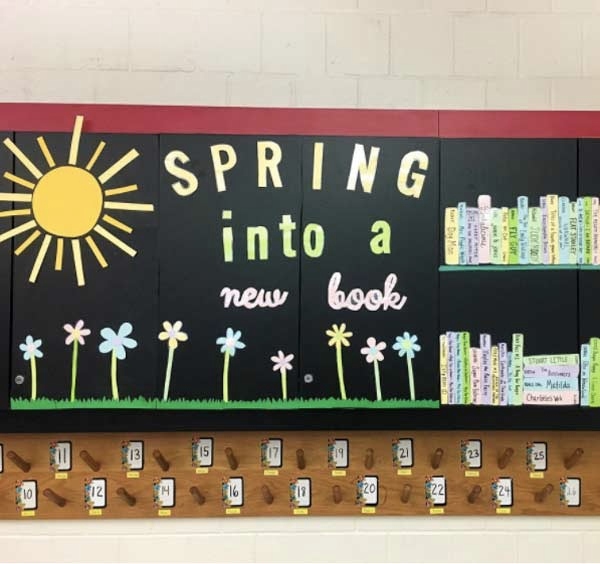 Spring into a new book board