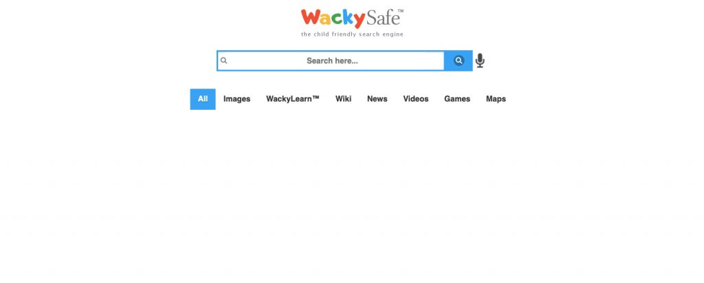 Webpage of Wacky Safe
