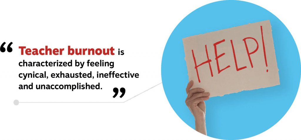 Teacher burnout definition written
