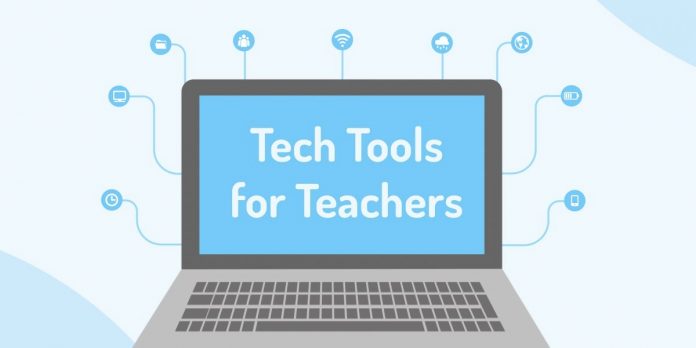 Tech tools for teachers on a computer screen