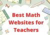 Best math websites for teachers written