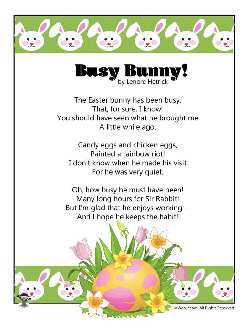 Busy Bunny By Lenore Hetrick