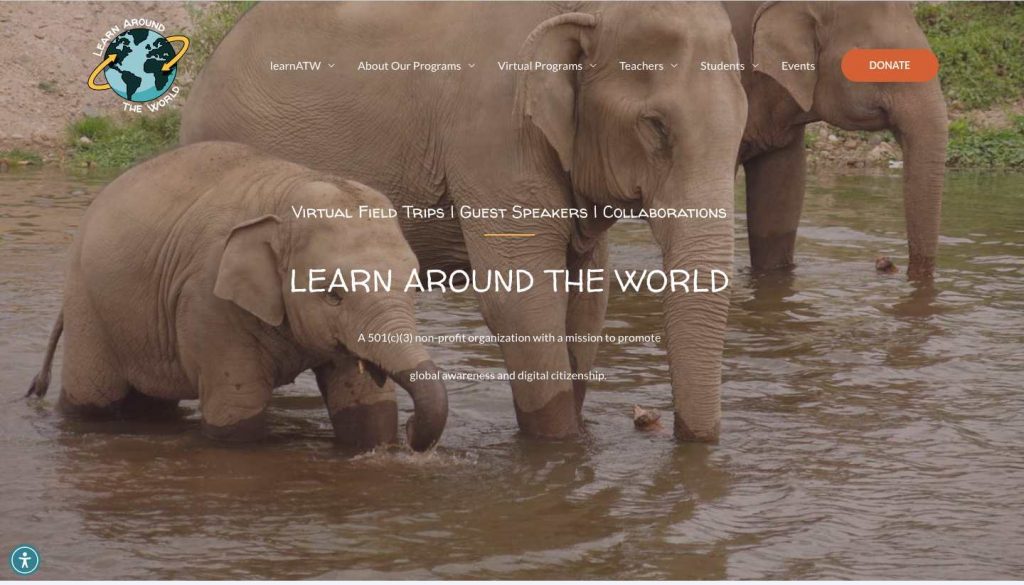 Homepage of Learn Around the World