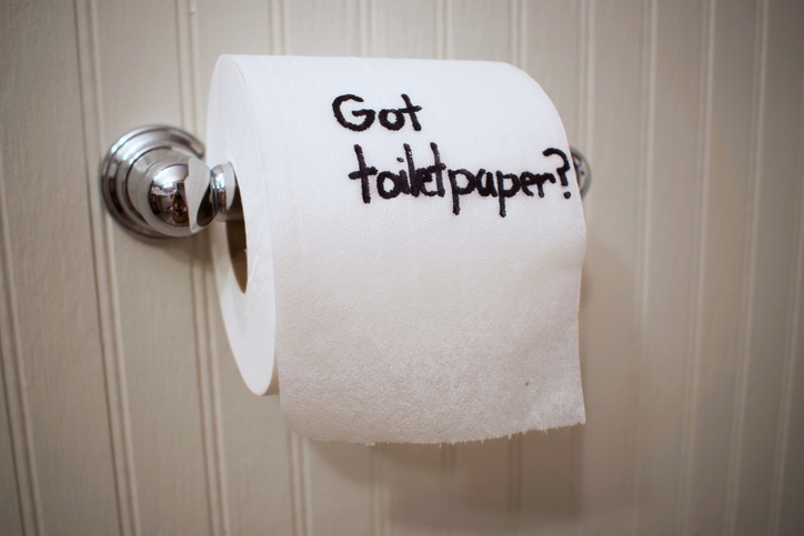 Message on The Toilet Paper prank