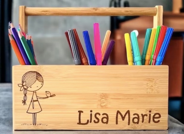 Personalized pencil stand
