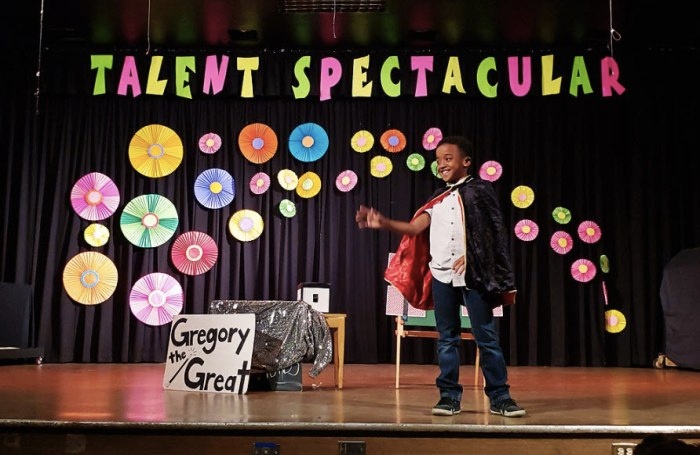 Kids on a talent show