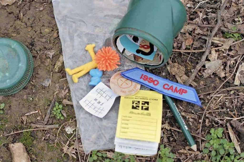 Geocaching stationaries