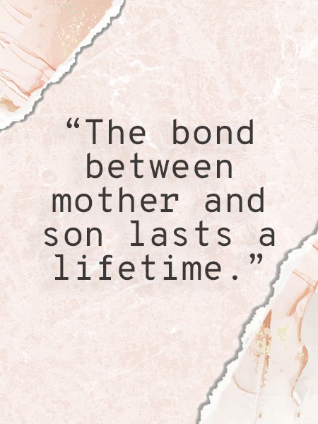 Mother son quote