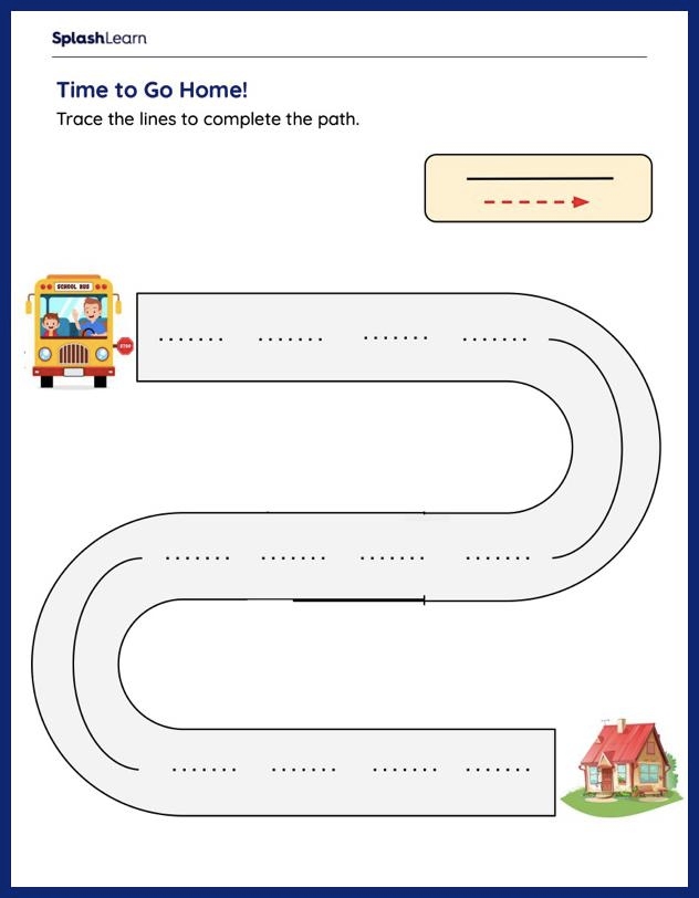 Guided tracing worksheet