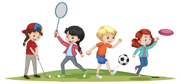 kids playing sports