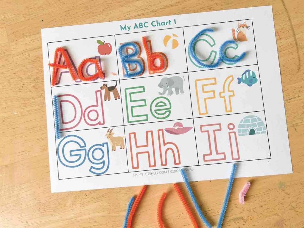 multisensory way of learning letters