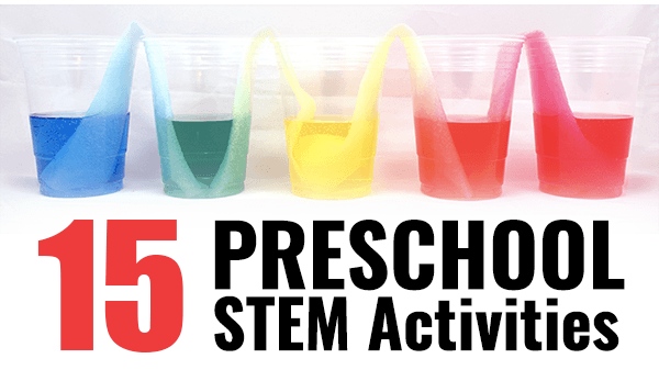 15 Preschool STEM activities