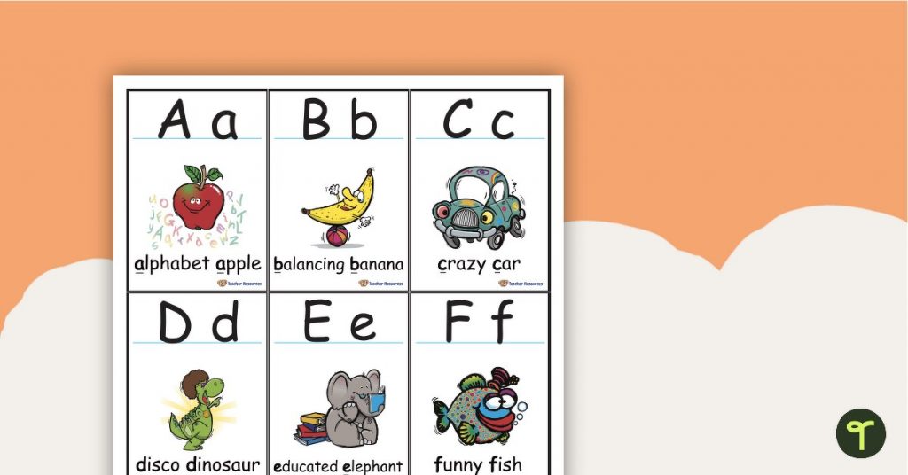 Letter sound flashcards