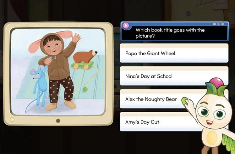 Online reading game