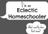 Eclection homeschooling graphics