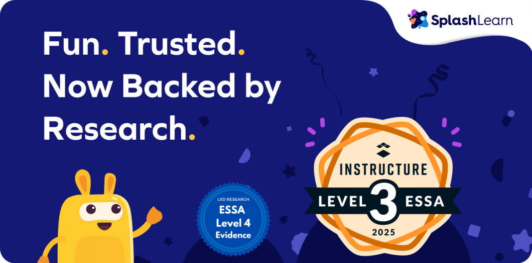 SplashLearn Earns ESSA III Certification
