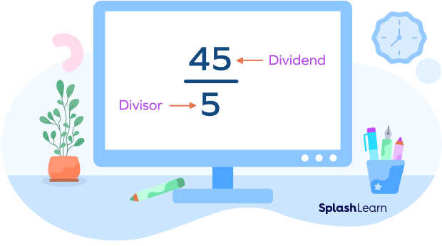 dividend and Divisor in fraction notation - SplashLearn
