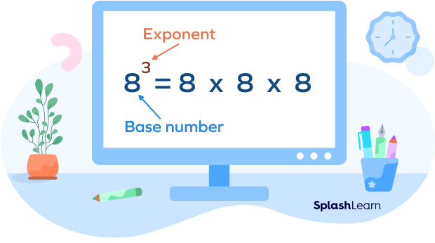 Example of Exponent and Base Number