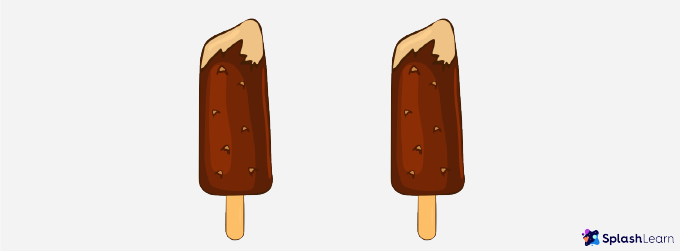 two Candy Ice Cream congruent figures