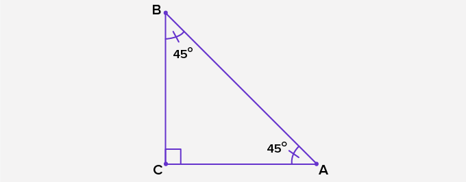 Isosceles right triangle