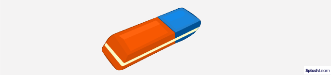 Eraser : a Shape of Parallelogram