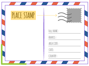 Perpendicular lines on corner of the postcard - SplashLearn