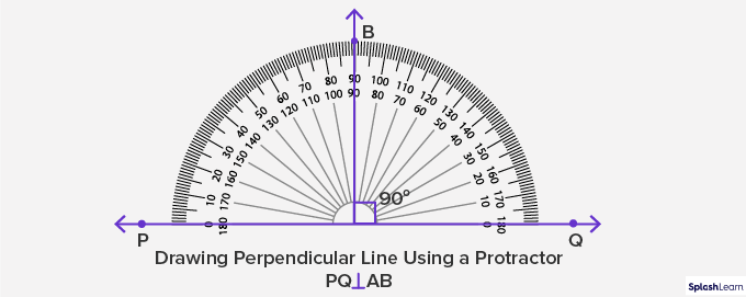 Draw Perpendicular Lines using Protractor - SplashLearn