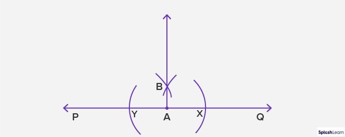 Draw Perpendicular Lines using Compass 3 - SplashLearn