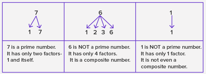 Examples and Non examples of Prime Numbers