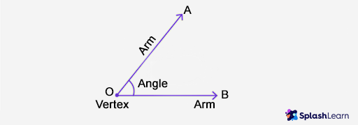 Vertex and arms of an angle
