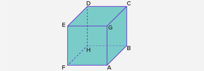 Cuboid with eight vertices