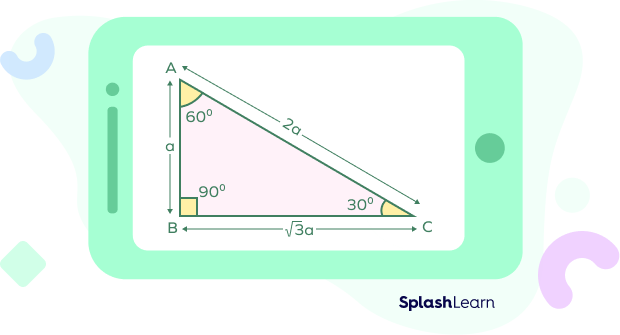 Side opposite to 60°