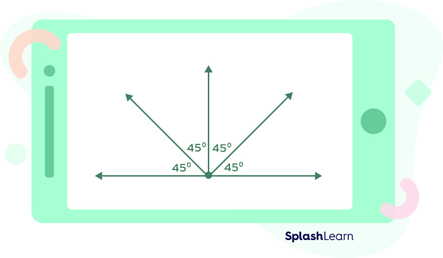 four 45° angles - SplashLearn