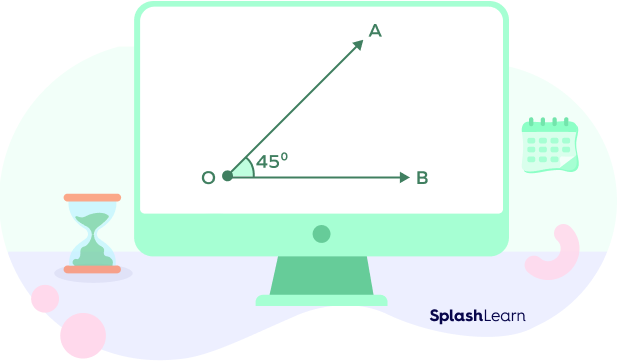 45-degree angle 45-degree angle