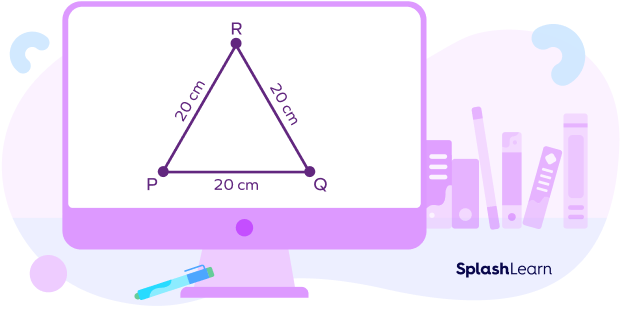 a triangle with three equal sides