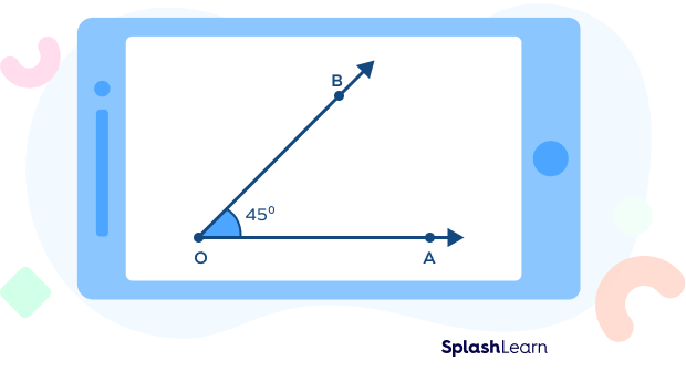 45 degrees angle