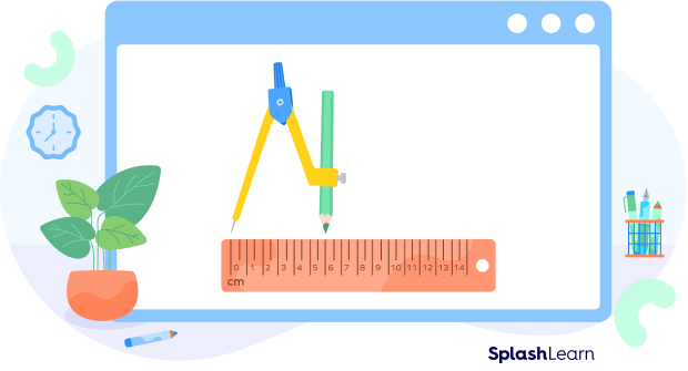 Drawing a Line Segment Using Ruler and Compass - SplashLearn