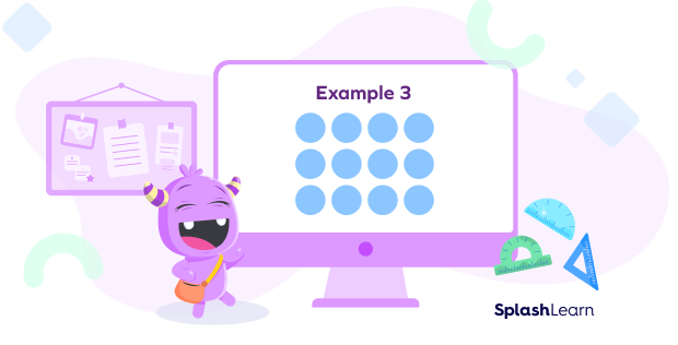 Count the object in multiplication array Count the object in multiplication array