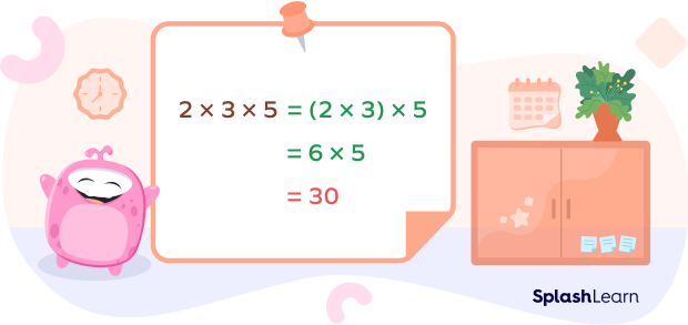 Associative Property of Multiplication Example