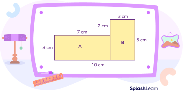 Finding the area of a composite shape