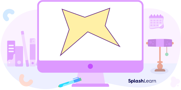 An irregular octagon An irregular octagon