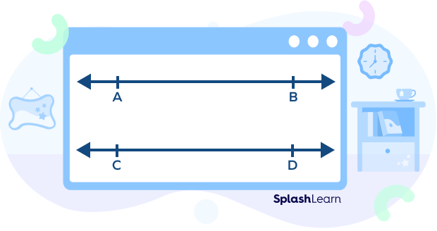 Lines AB and CD are Parallel