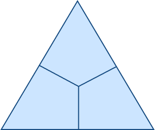 Three Equal Parts of a Triangle
