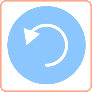 Arrow depicting counterclockwise motion