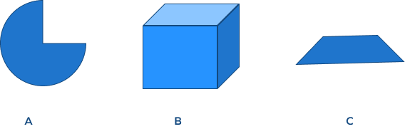 Find the two-dimensional composite shape